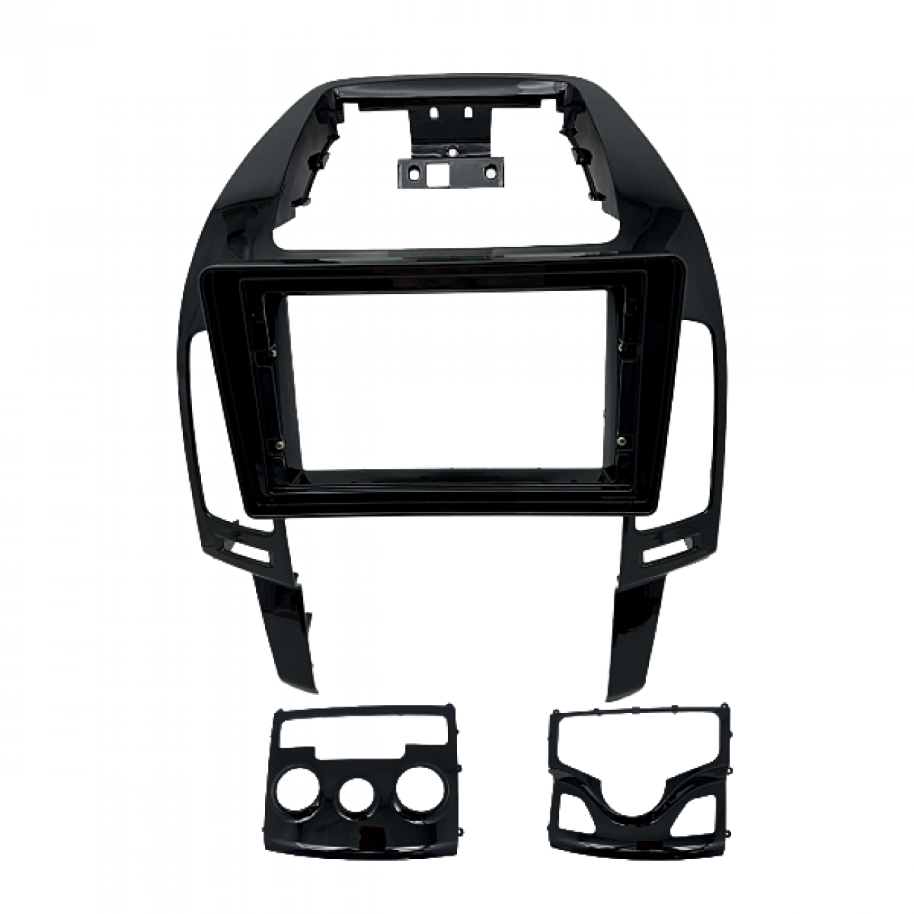 MOLDURA 9" FLUTUANTE HYUNDAI I30 2009/2012 AR DIGITAL E AR ANALÓGICO