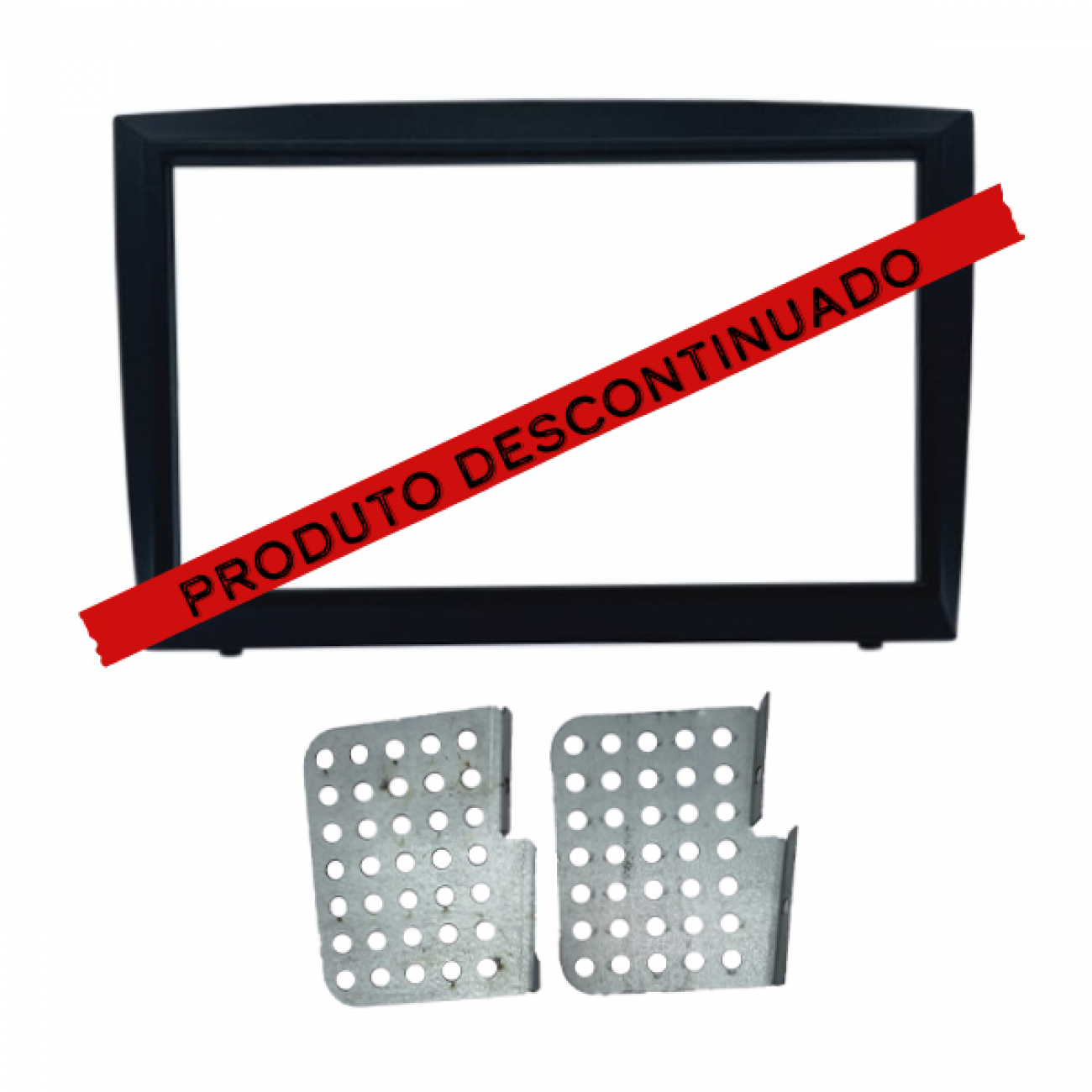 MOLDURA 6.8&quot; RENAULT MEGANE DYNAMIQUE SEDAN E GRAND TOUR COM SUPORTE 2007/2013