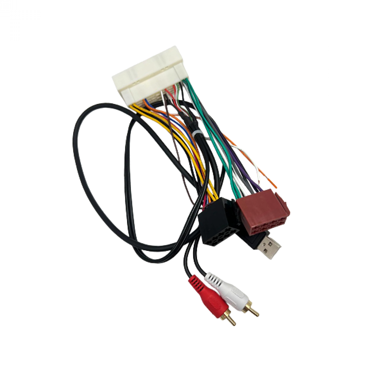 CHICOTE DE LIGAÇÃO HYUNDAI CRETA 2017> COM I.S.O + RCA + USB