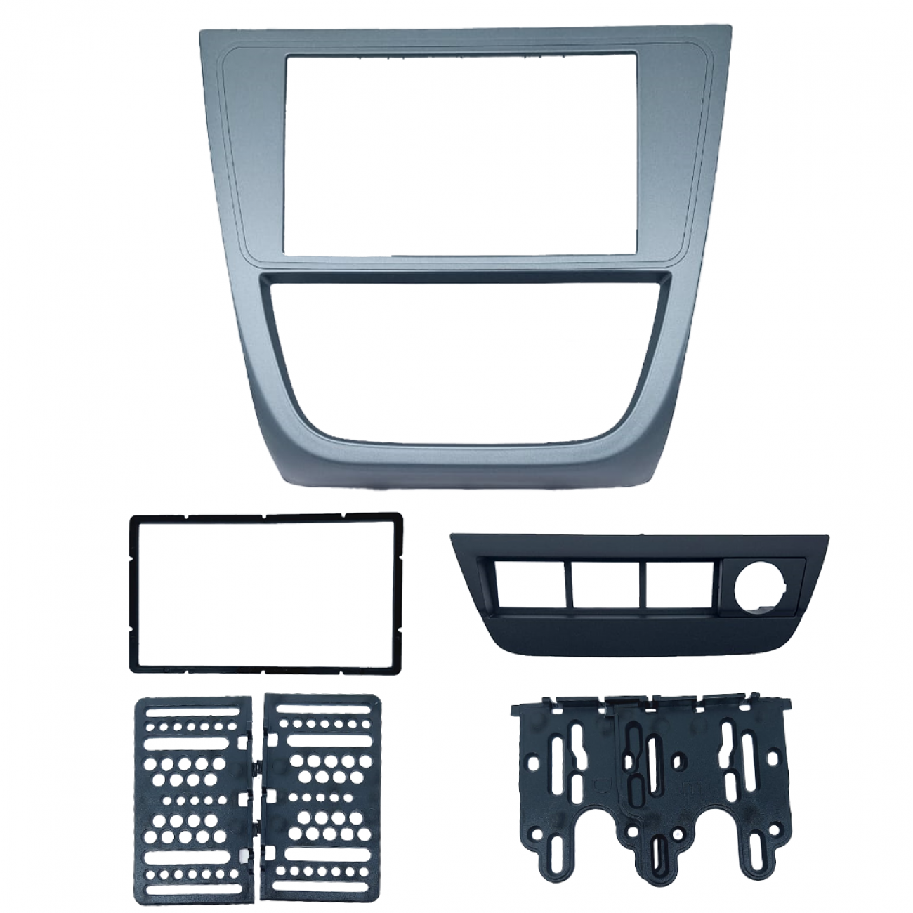 MOLDURA 6.8" E 7" VW GOL/ SAVEIRO/ VOYAGE G5 C/ SUPORTE 4 BOTÕES